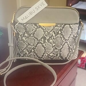 Malibu Skye Snakeskin Crossbody